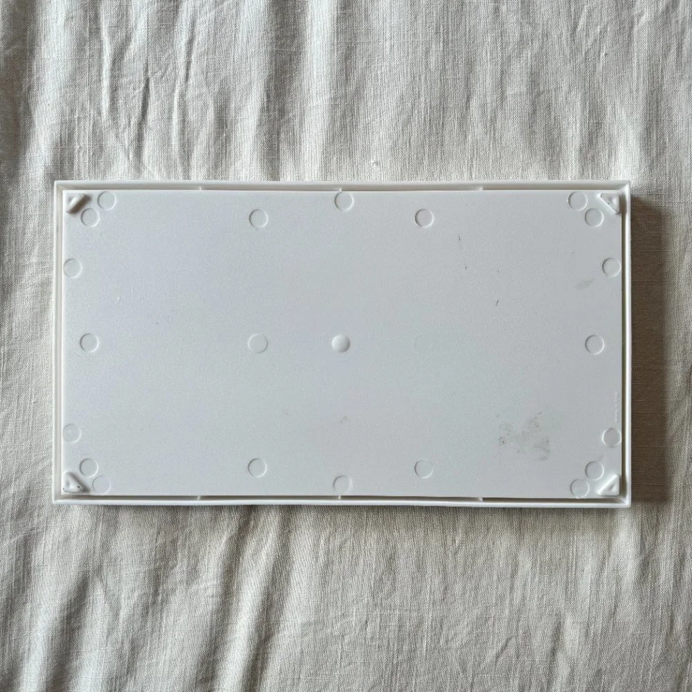 White Plastic Stackable Tray